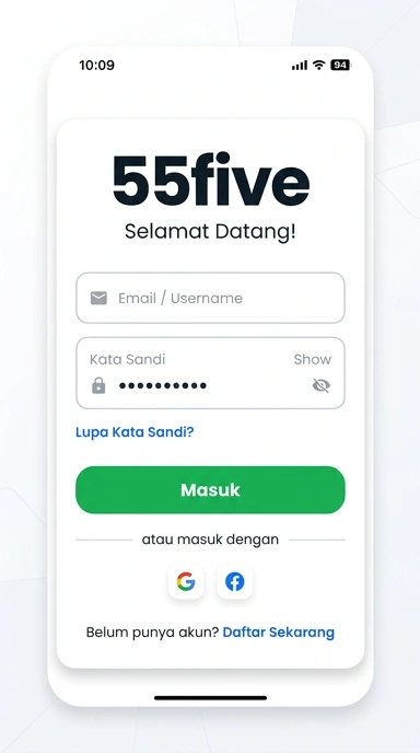 Masuk Akun 55five untuk Pengguna Android Indonesia