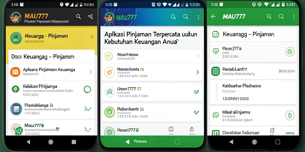 Antarmuka MAU777 yang sederhana dan mudah digunakan.